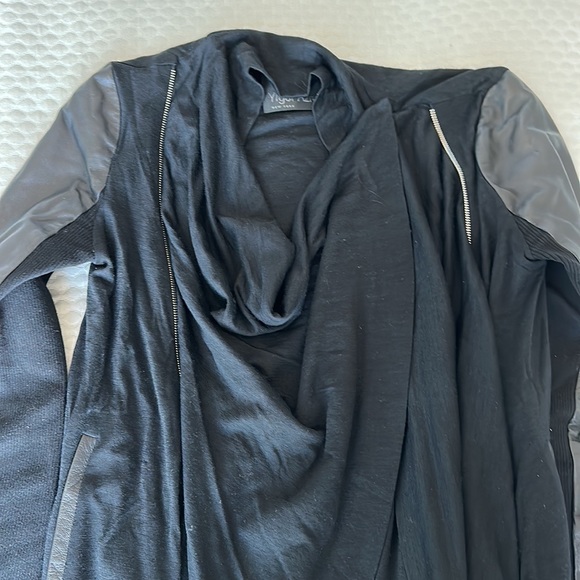 Yigal Azrouel Sweater with Leather - Picture 3 of 5